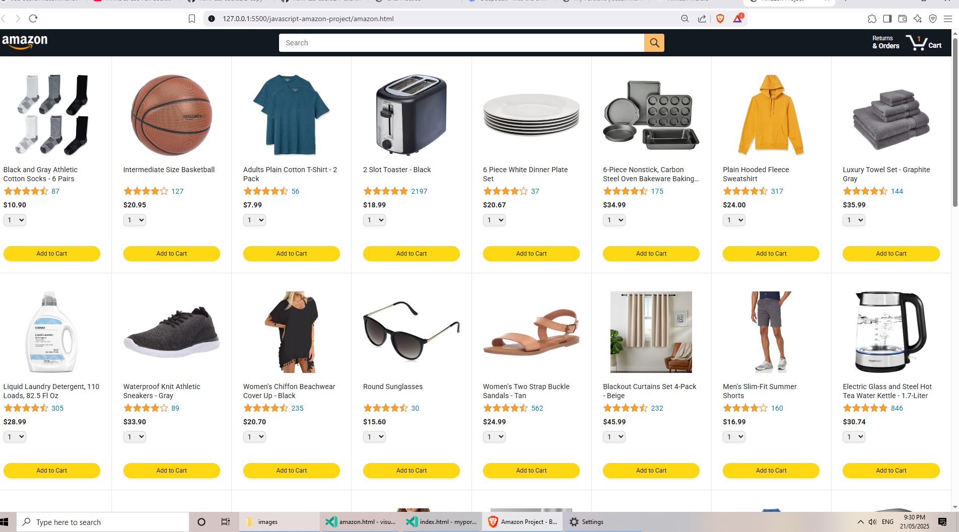 Amazon Clone Project